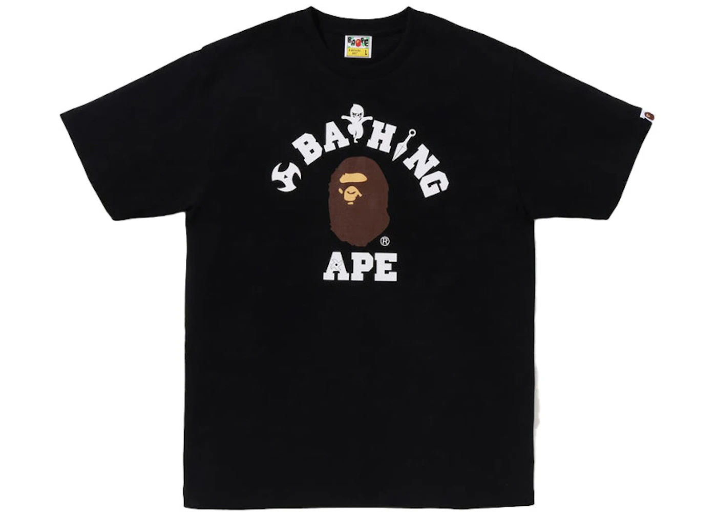 BAPE Ninja College Tee Black - new with tags