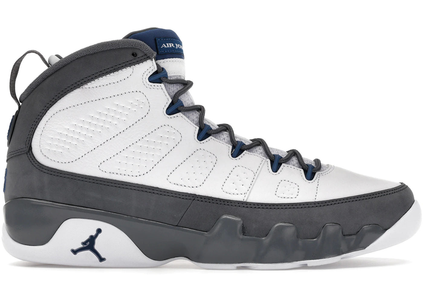 Jordan 9 Retro Flint Grey French Blue (2026) size 10 - Used/Worn