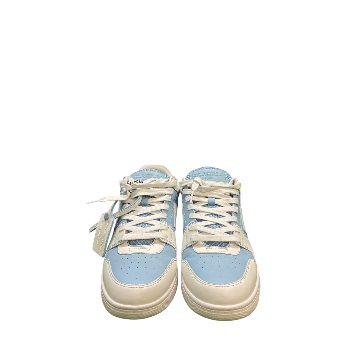 OFF-WHITE Out Of Office OOO Low Tops Light Blue White - Used / rep box