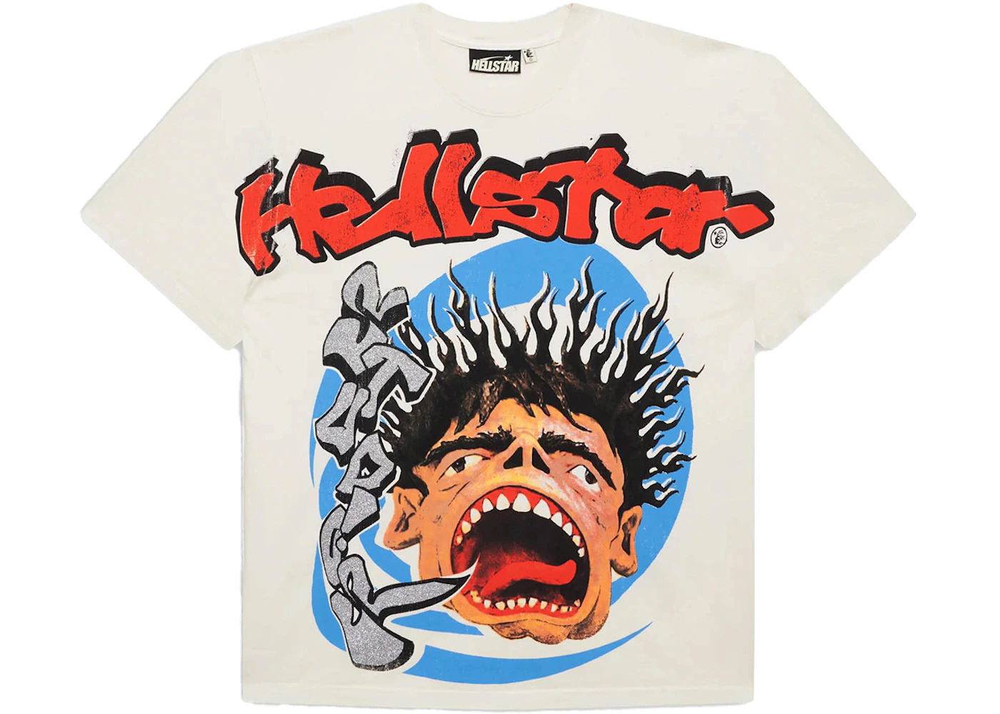 Hellstar Studios Screaming Kid T-shirt White - Used/Worn