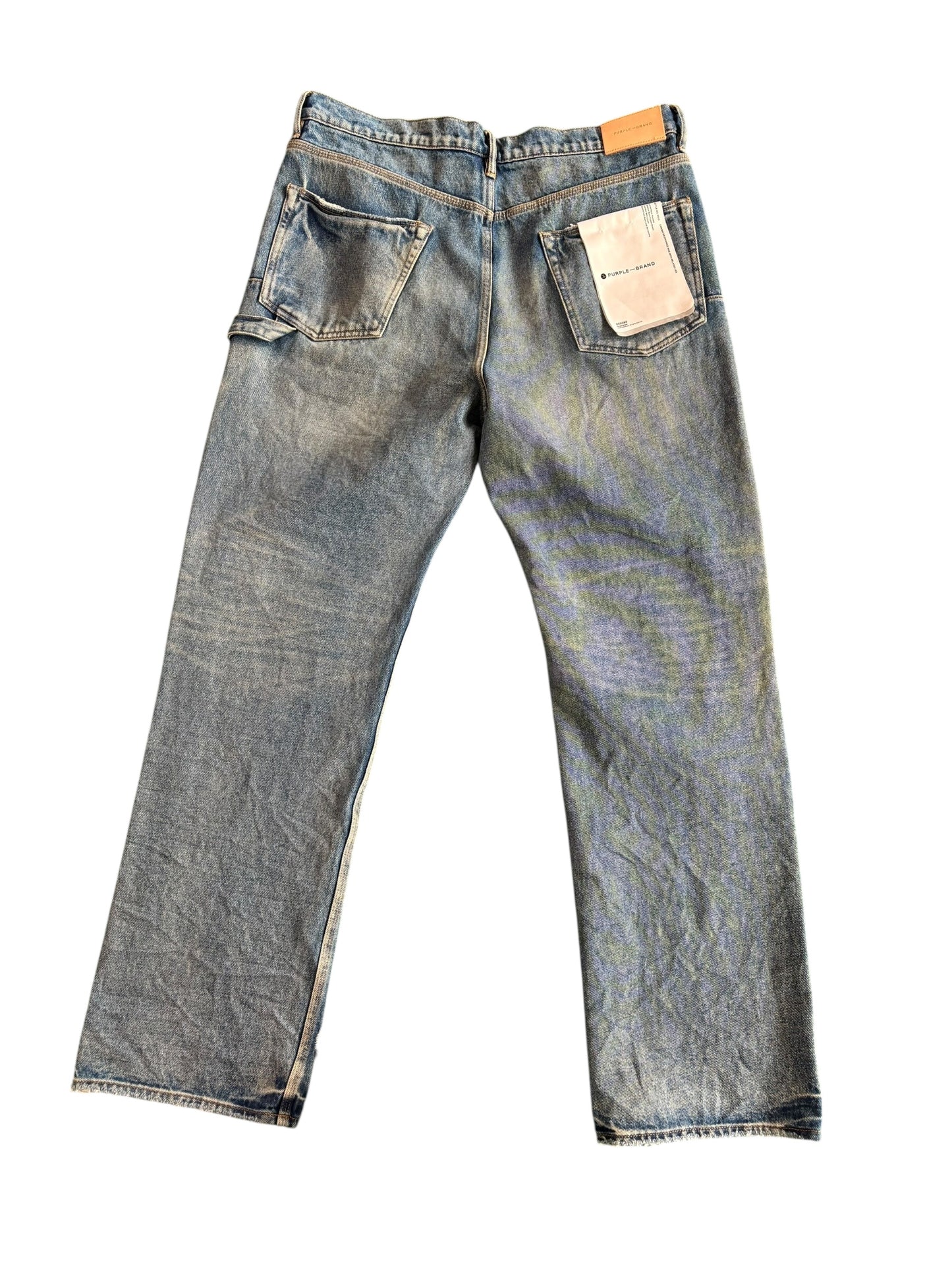 purple brand mid indigo carpenter jeans