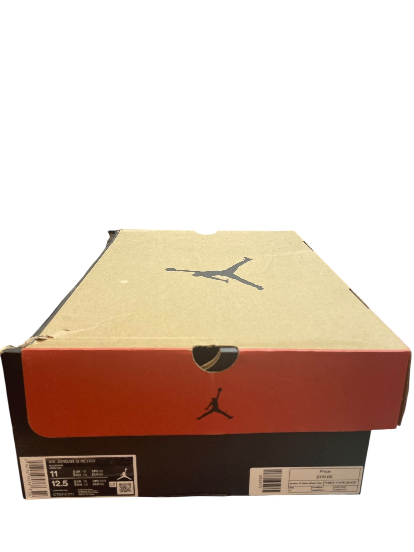 Jordan 12 Retro Black Taxi - Used/Worn