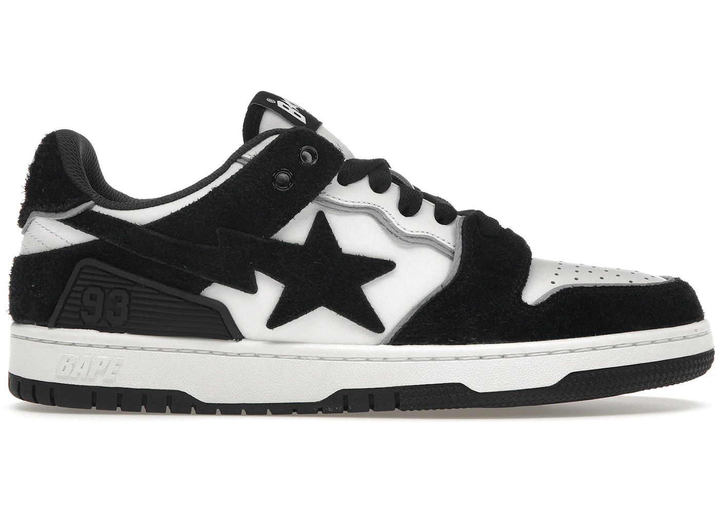 A Bathing Ape Bape SK8 Sta Black Suede - Used/Worn