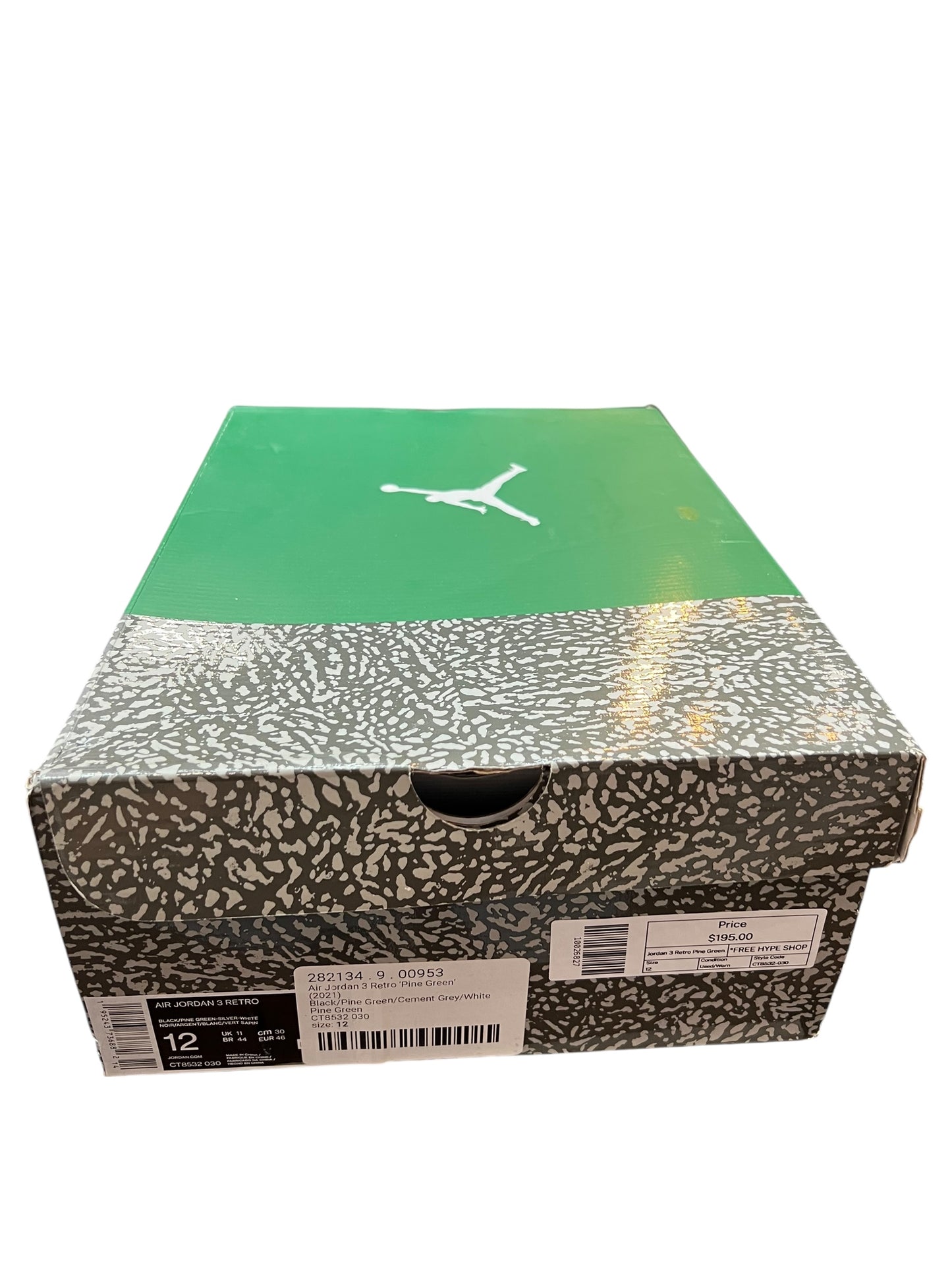 Jordan 3 Retro Pine Green - Used/Worn