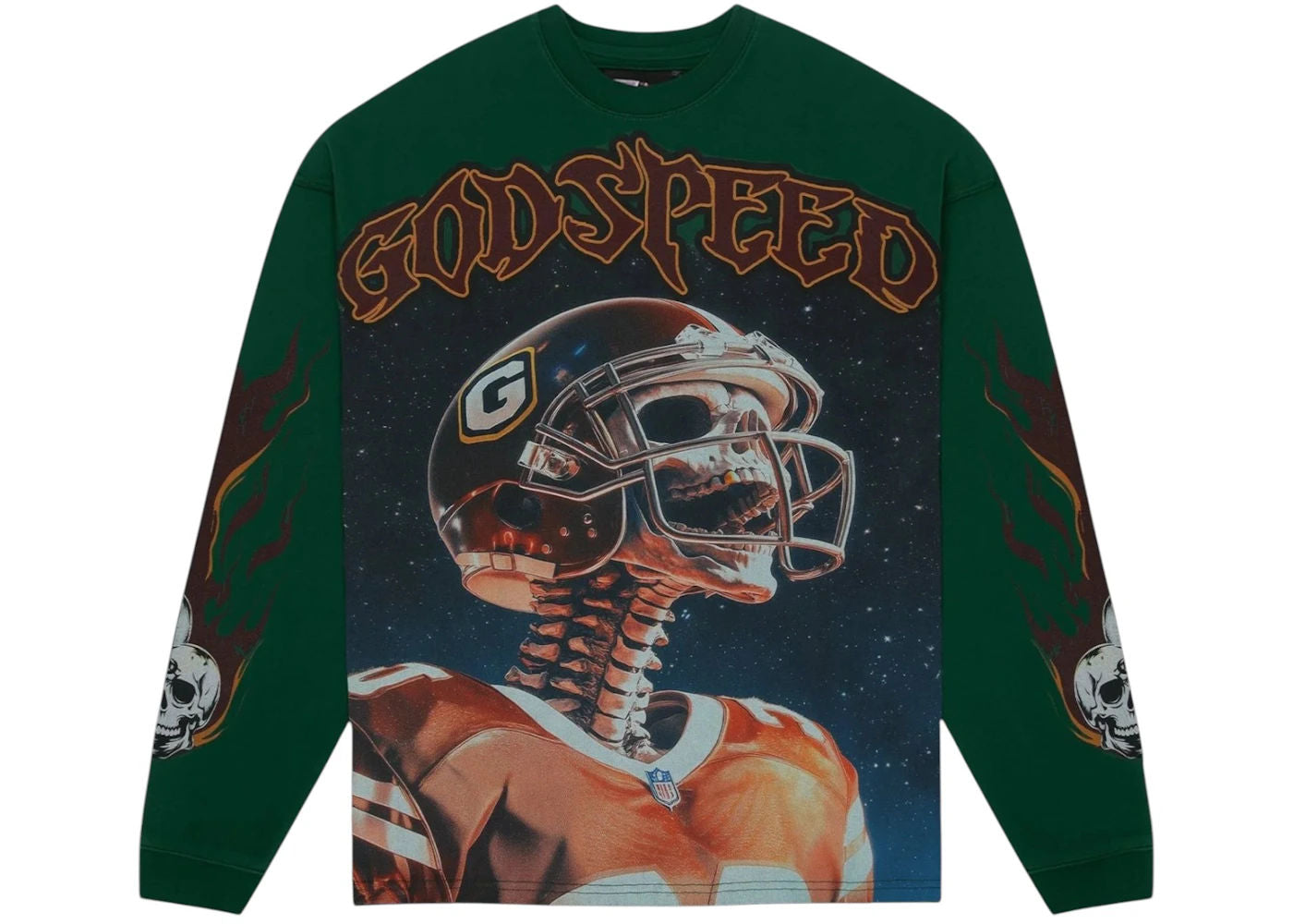 Godspeed Morale L/S Tee Green - Used/Worn