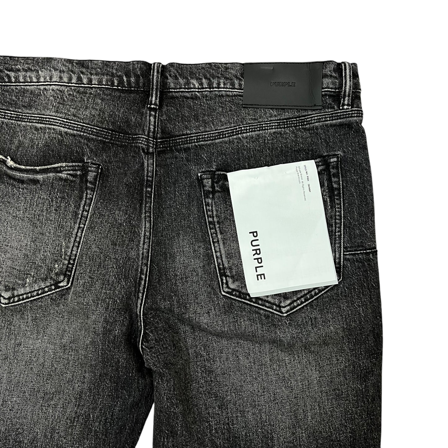 purple brand distressed skinny jeans