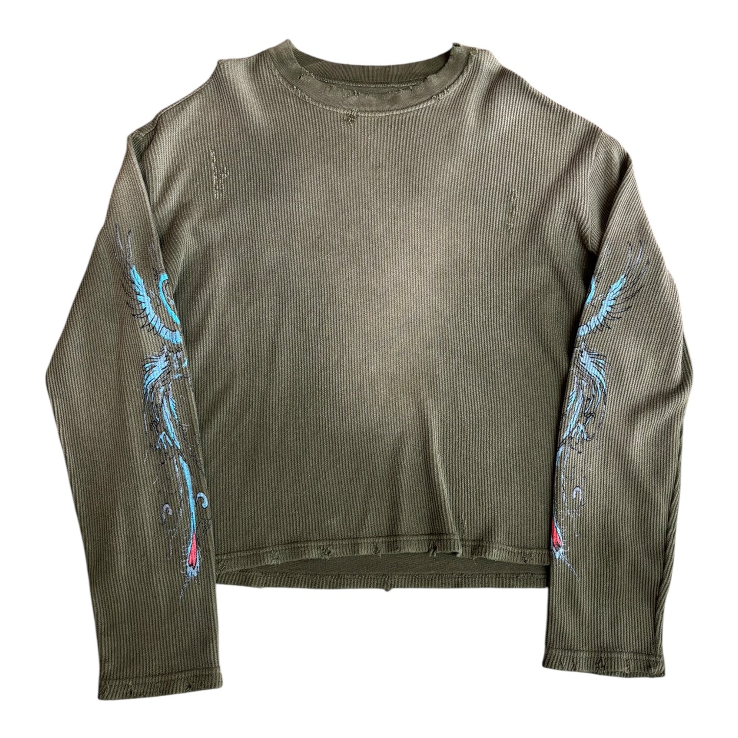 GV Gallery Raspberry Hills OLive Green Pelican Thermal Longsleeve