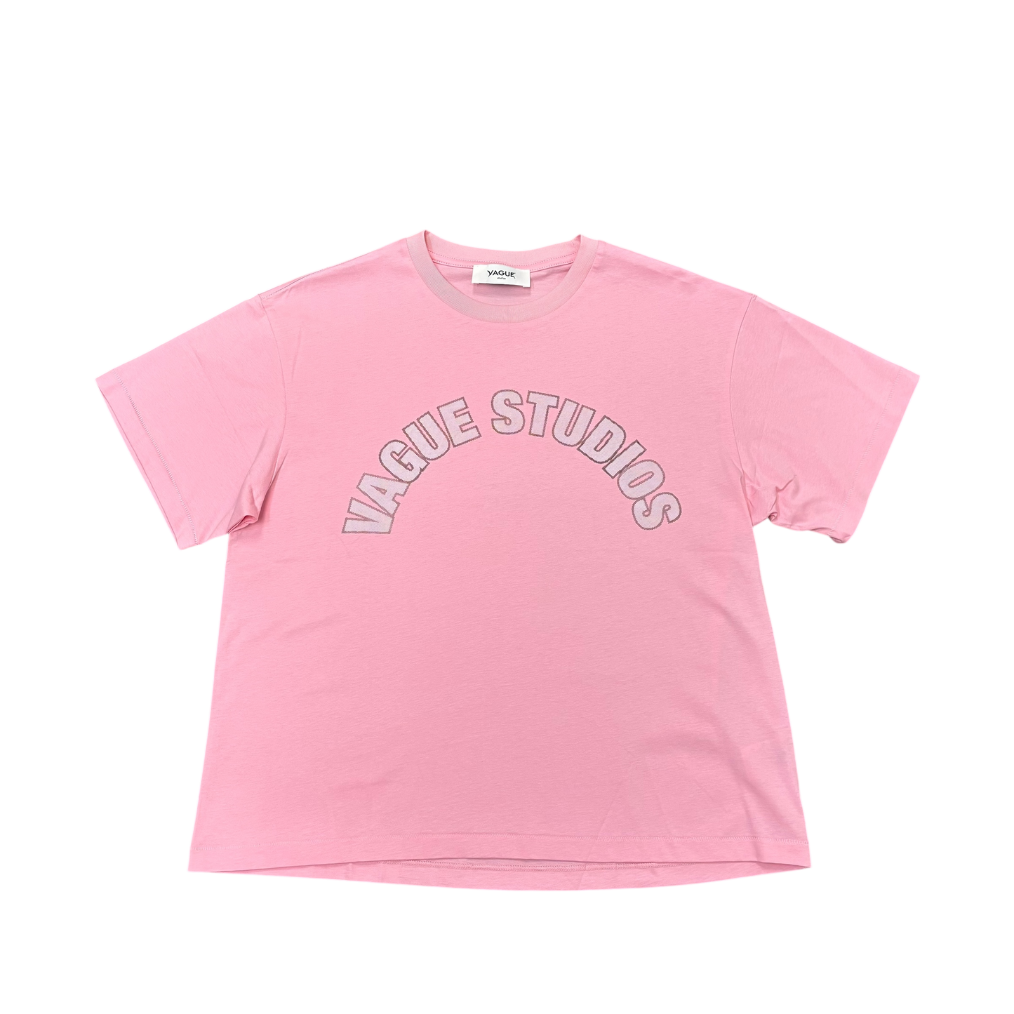 Vague studios Collegiate Tee Pinkt