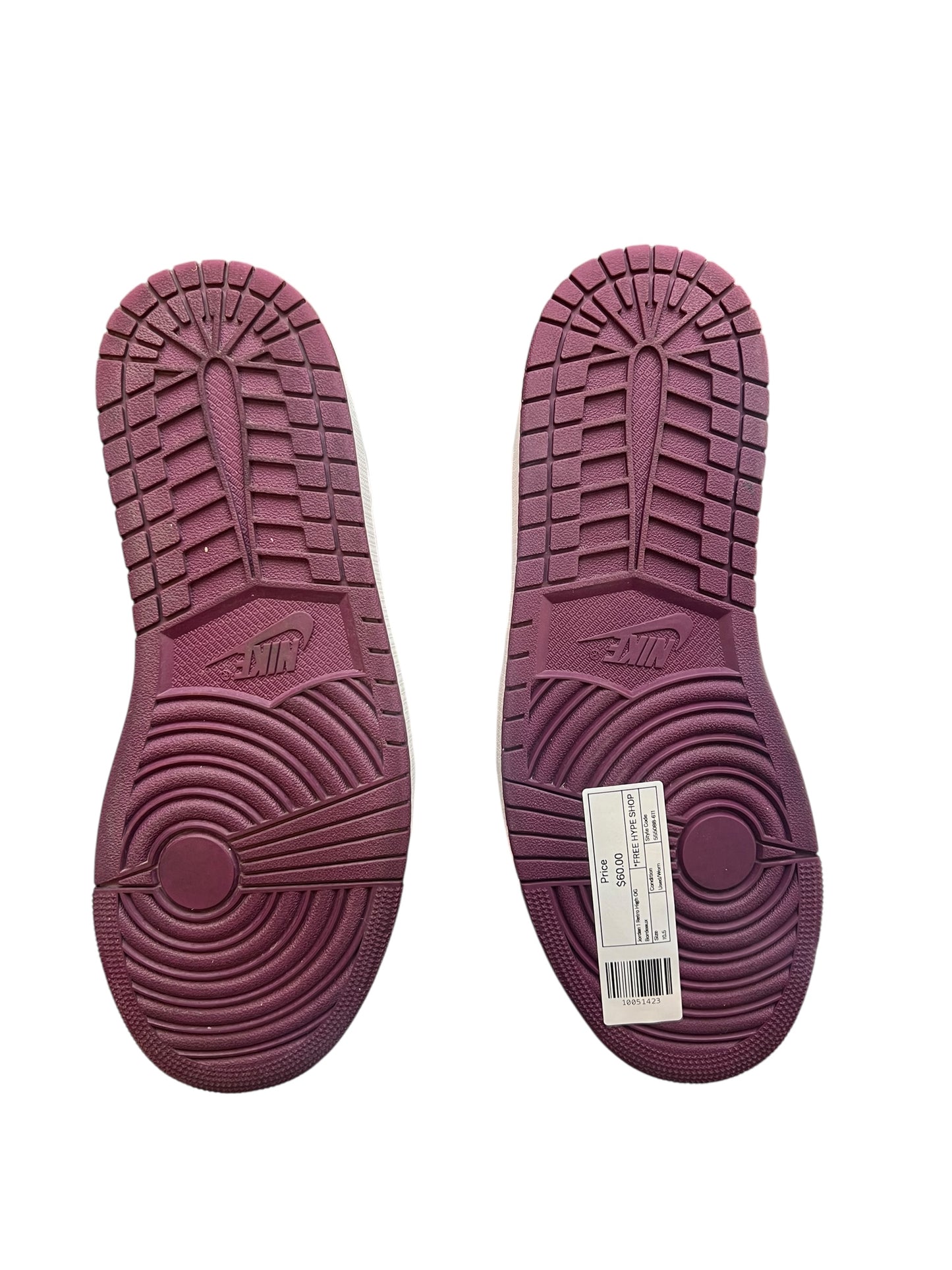 Jordan 1 Retro High OG Bordeaux - Used/Worn