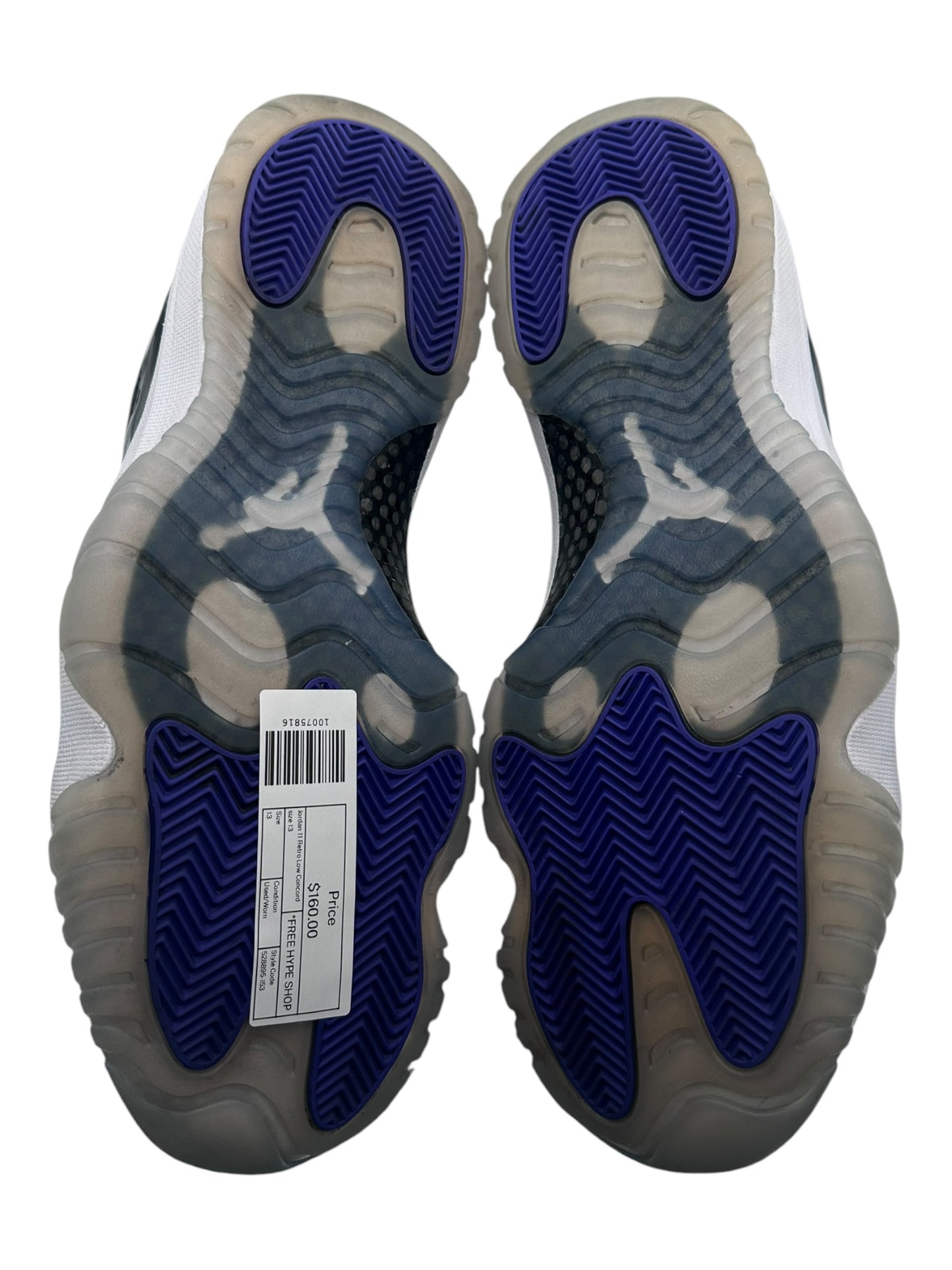 Jordan 11 Retro Low Concord size 13 - Used/Worn