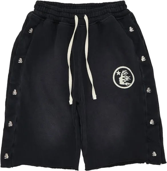 Hellstar Breakaway Snap Shorts Black - Like New
