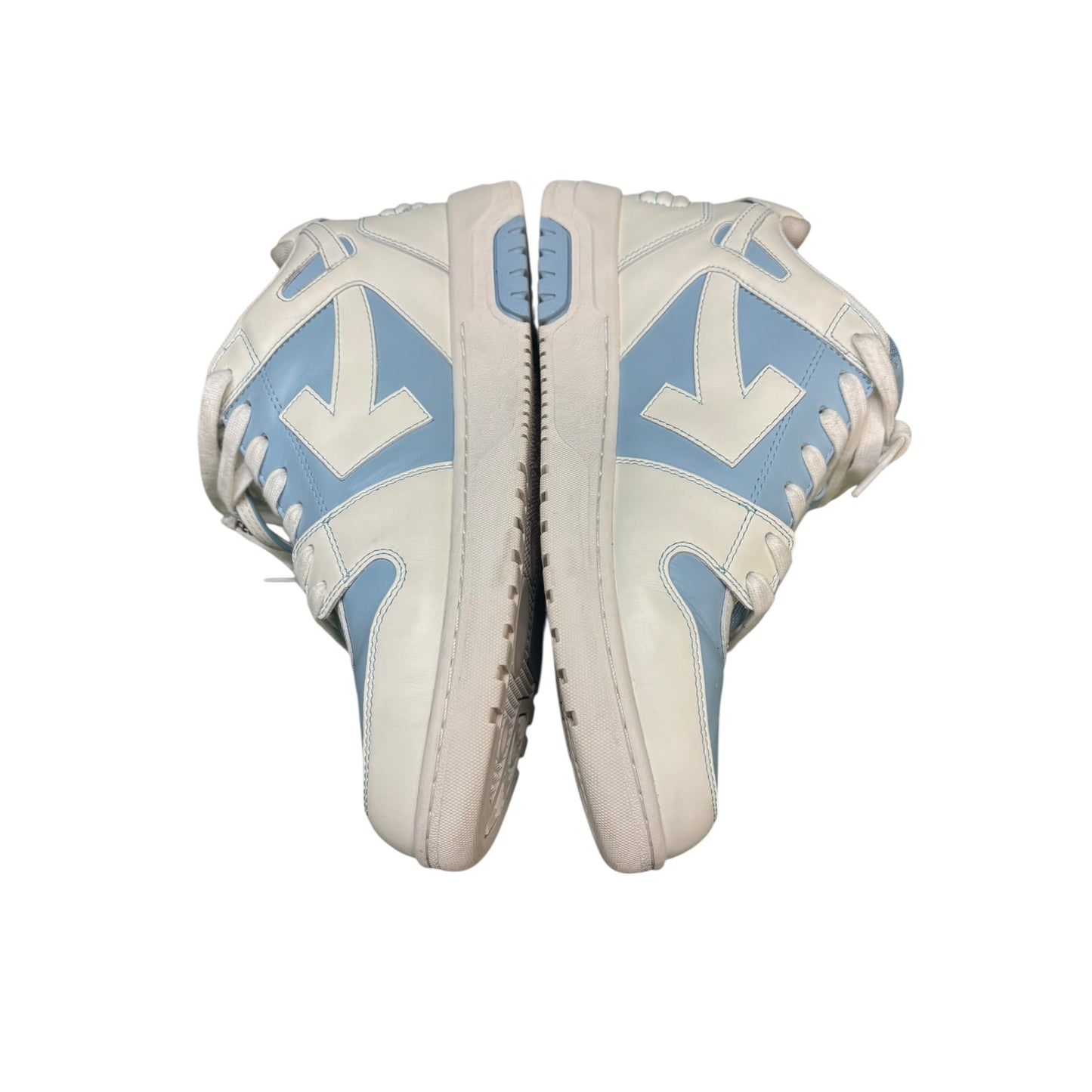OFF-WHITE Out Of Office OOO Low Tops Light Blue White - Used / rep box