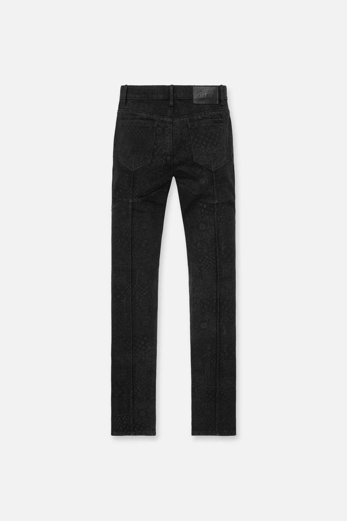 RTA Clayton Black Bandana Jean