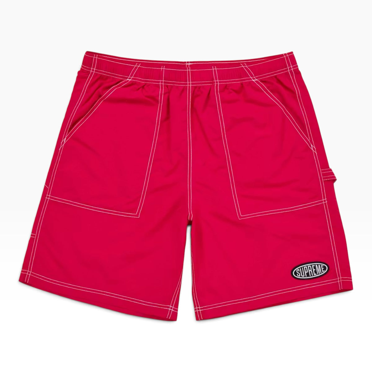 Supreme Nylon Painter Short (SS26) Red