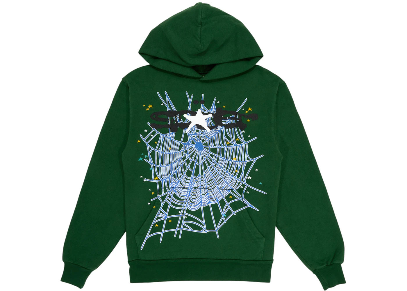 Sp5der Web Hoodie Hunter Green - Like New