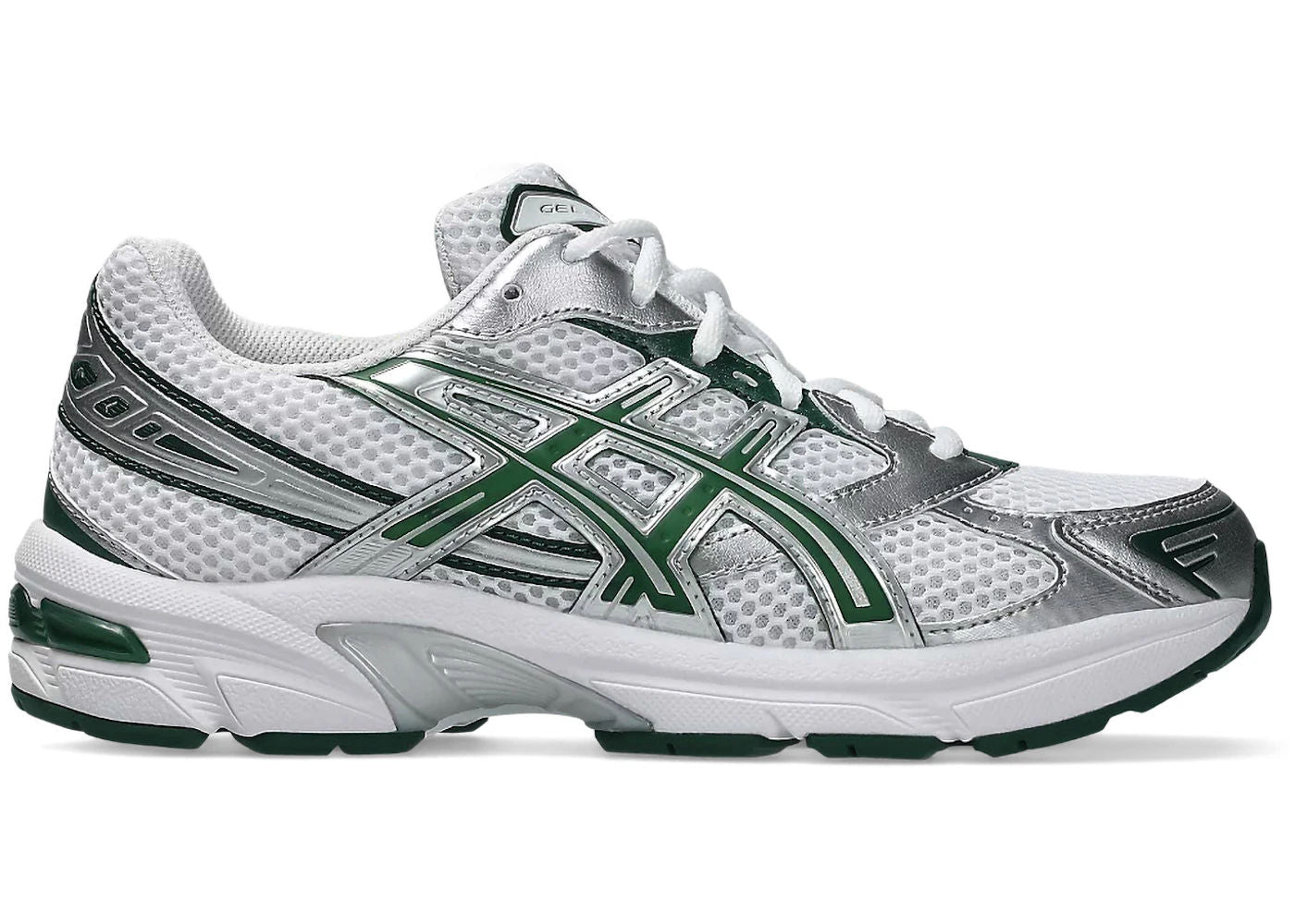 ASICS Gel-1130 White Hunter Green size 9 - Used/Worn