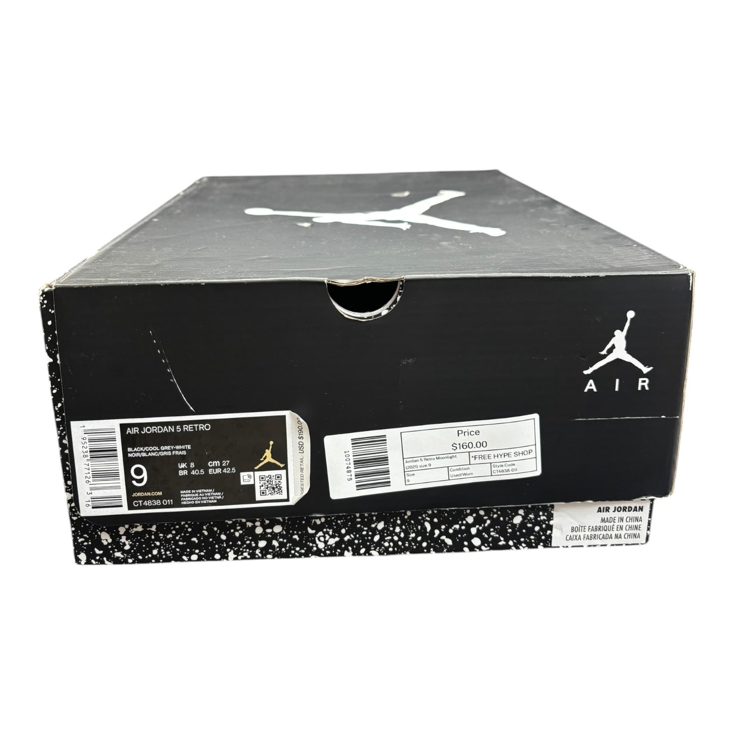 Jordan 5 Retro Moonlight (2021) size 9 - Used/Worn