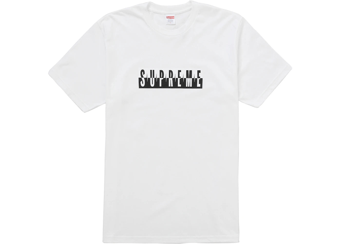Supreme Split Tee (FW25) White
