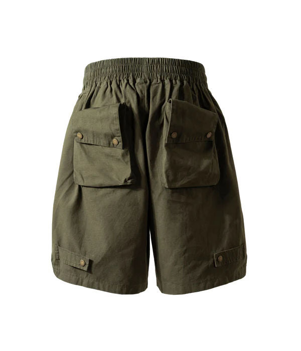 undevloped olive cargo shorts