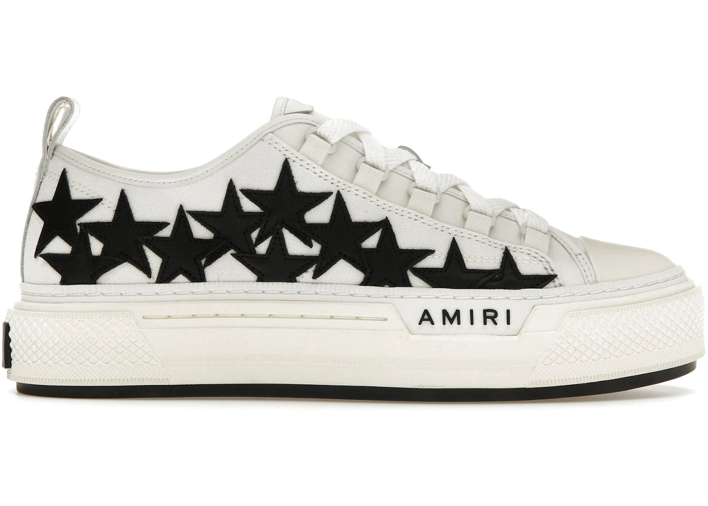 AMIRI Stars Court Low White Black - Used/Worn