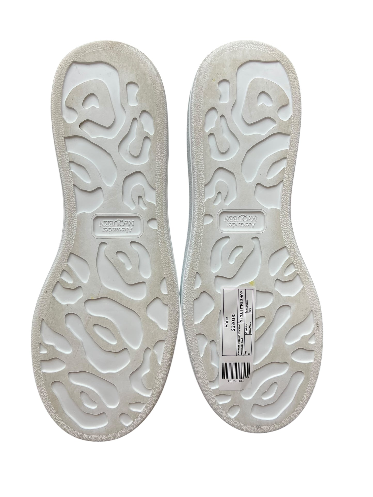 Alexander Mcqueen Oversized White Light Gold - Used/Worn