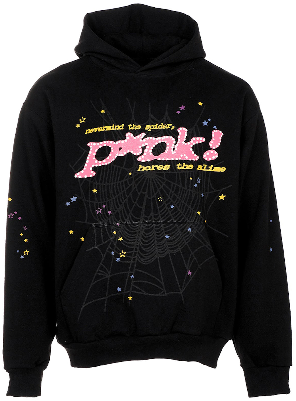Sp5der P*NK Hoodie Black