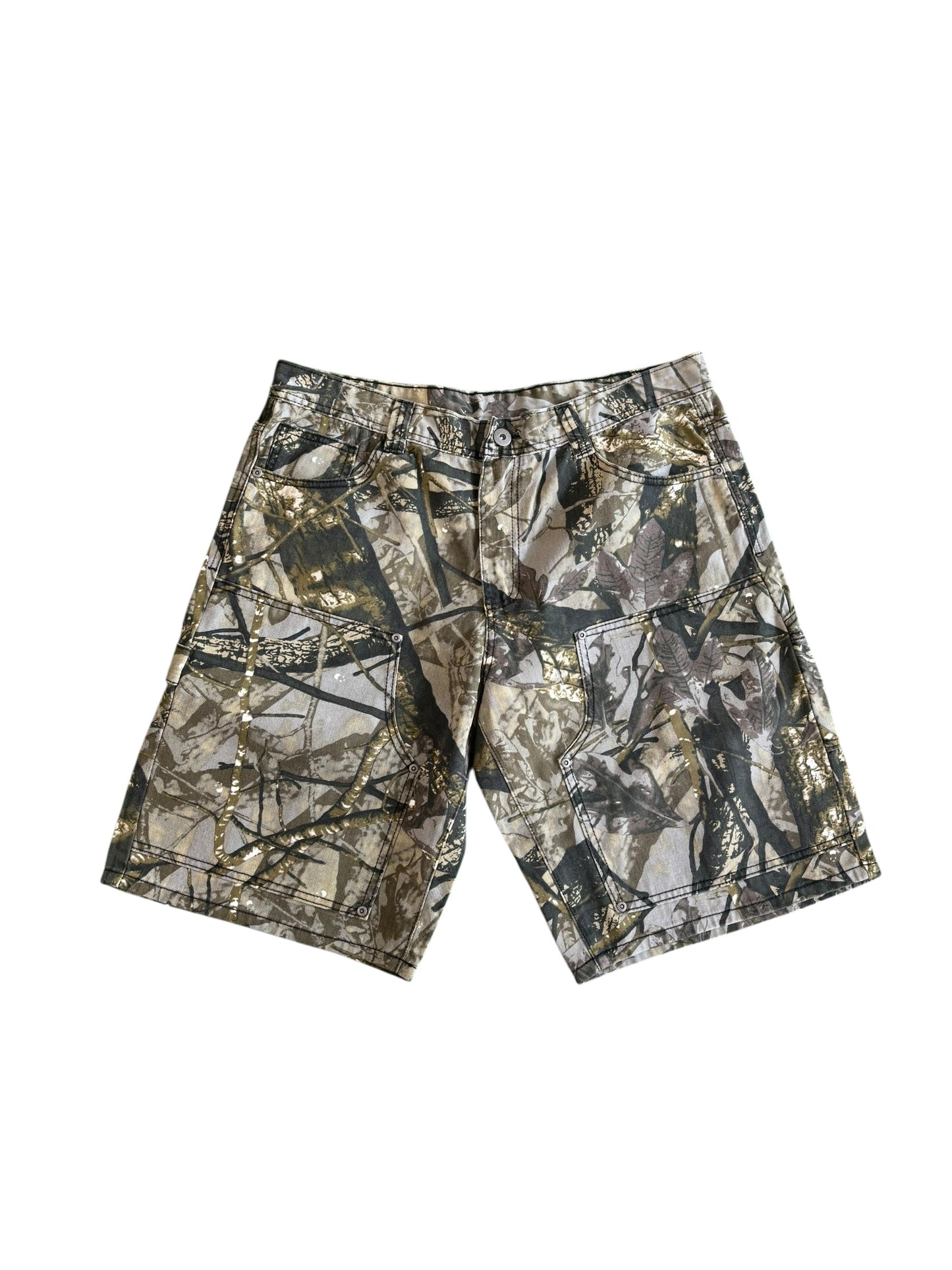 Rebel Minds Baggy Camo Carpenter Jort