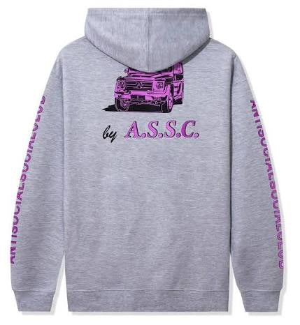 anti social social club berlin hoodie grey