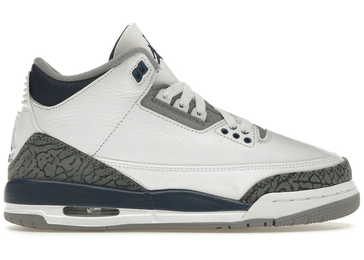 Jordan 3 Retro Midnight Navy (GS) size 6.5 - Used/Worn