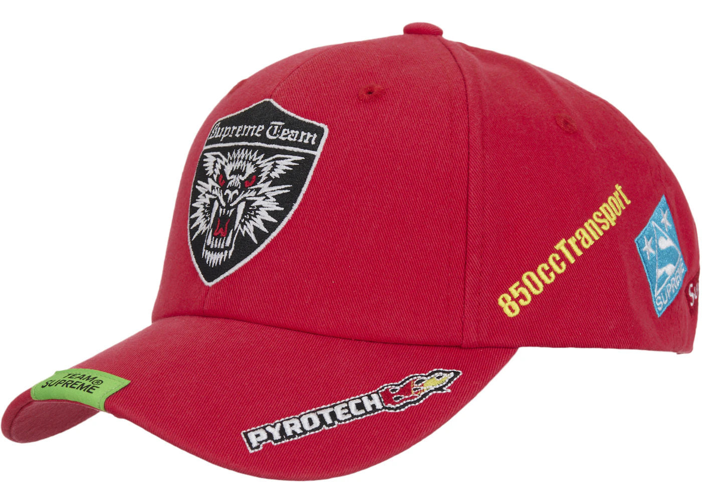 Supreme Racing Team 6-Panel Red