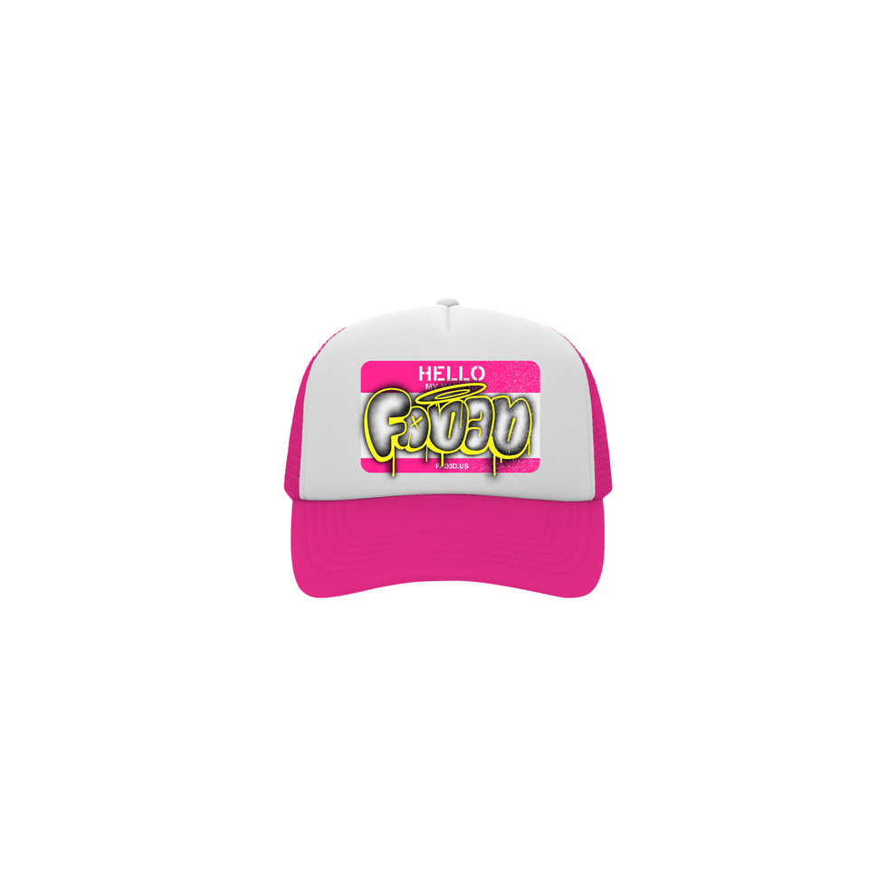 Fad3d Pink Trucker Hat