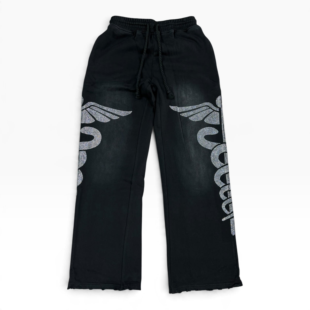Real everything snake sweatpants black