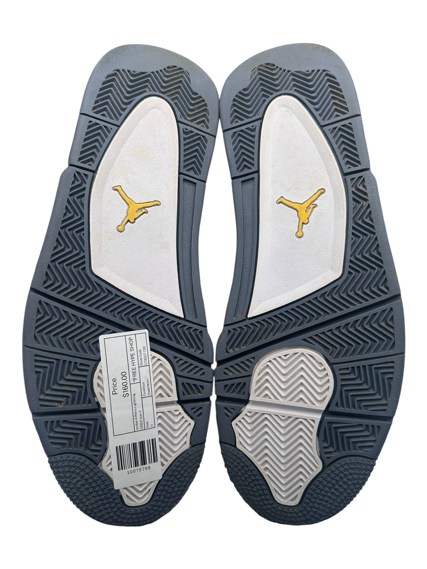 Jordan 4 Retro Lightning (2021) size 11 - Used/Worn
