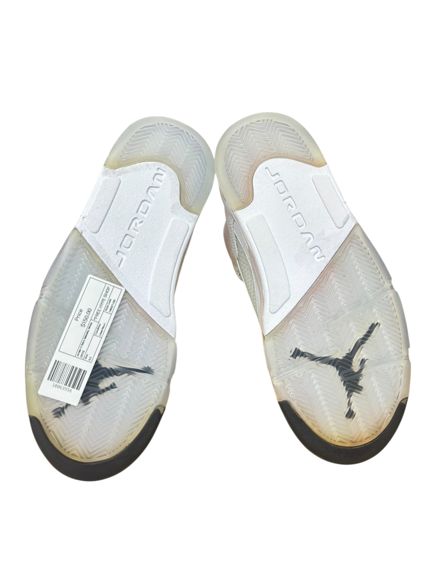 Jordan 5 Retro Metallic White (2015) - Used/Worn