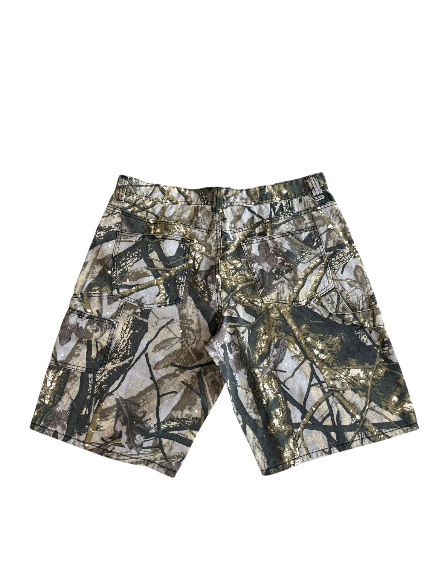 Rebel Minds Baggy Camo Carpenter Jort