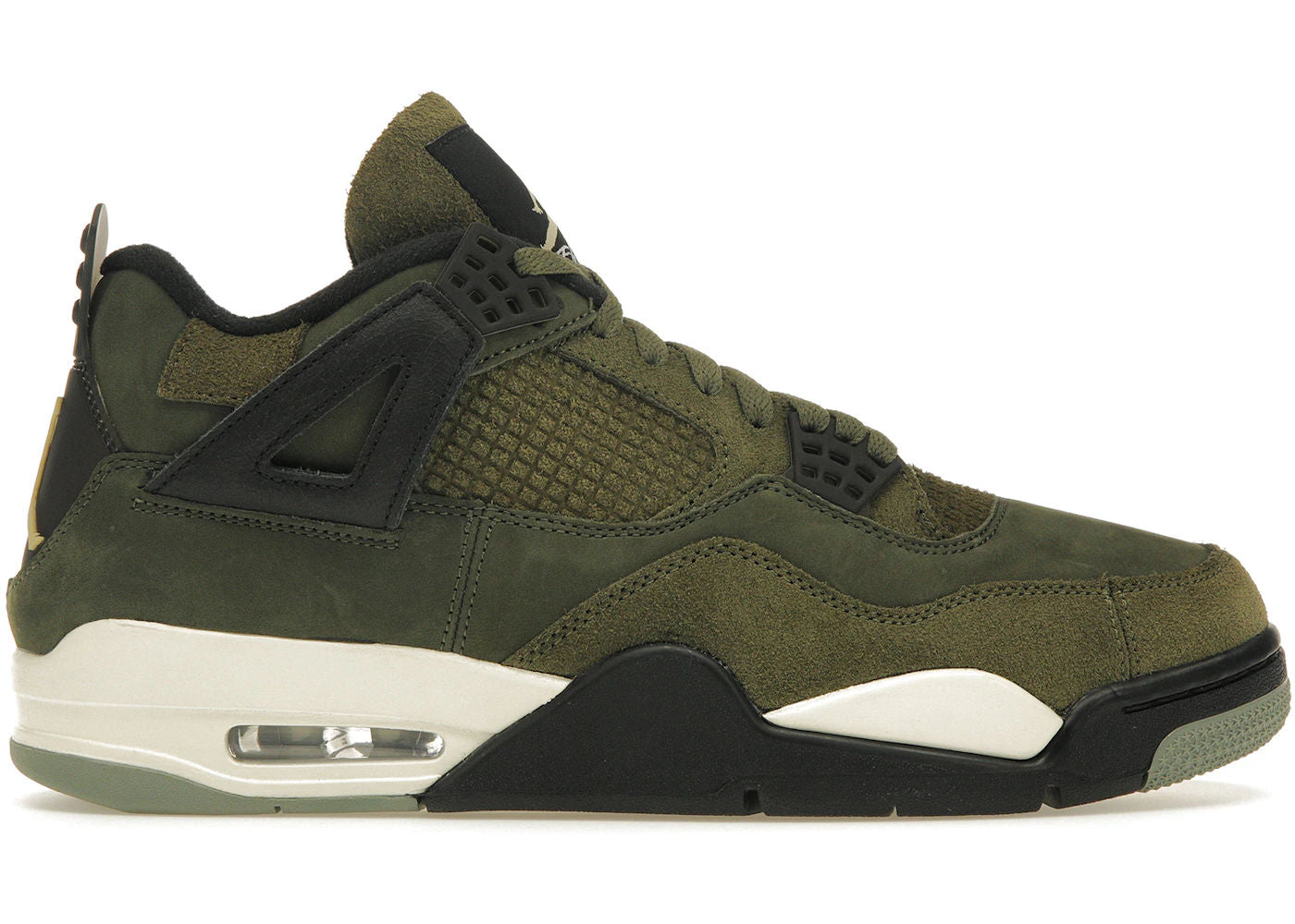 Jordan 4 Retro SE Craft Medium Olive Size 10 - Used/Worn