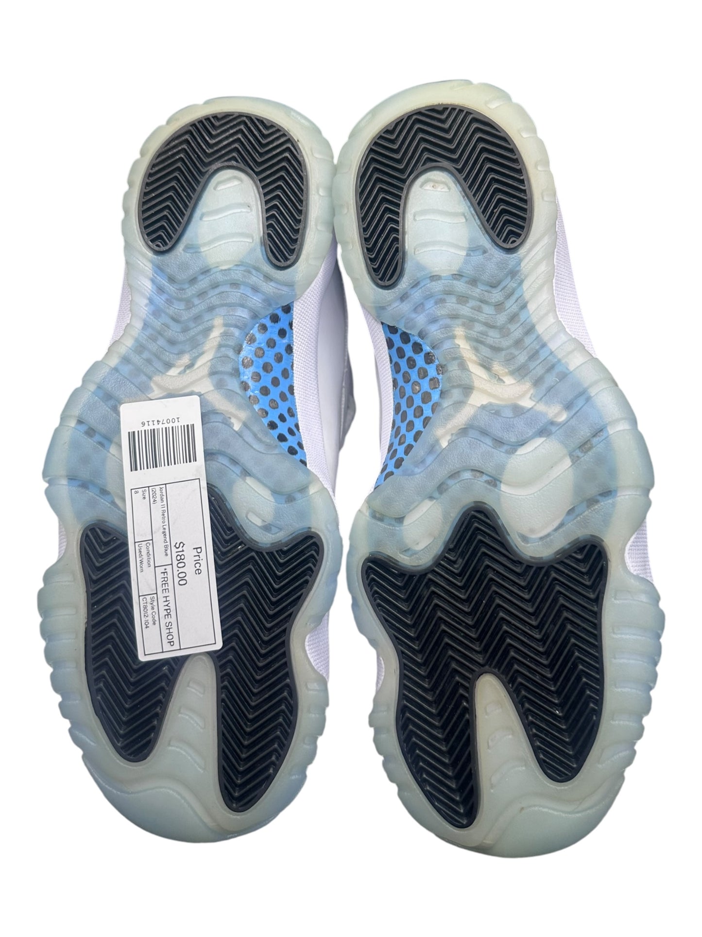 Jordan 11 Retro Legend Blue (2024) size 8 - Used/Worn