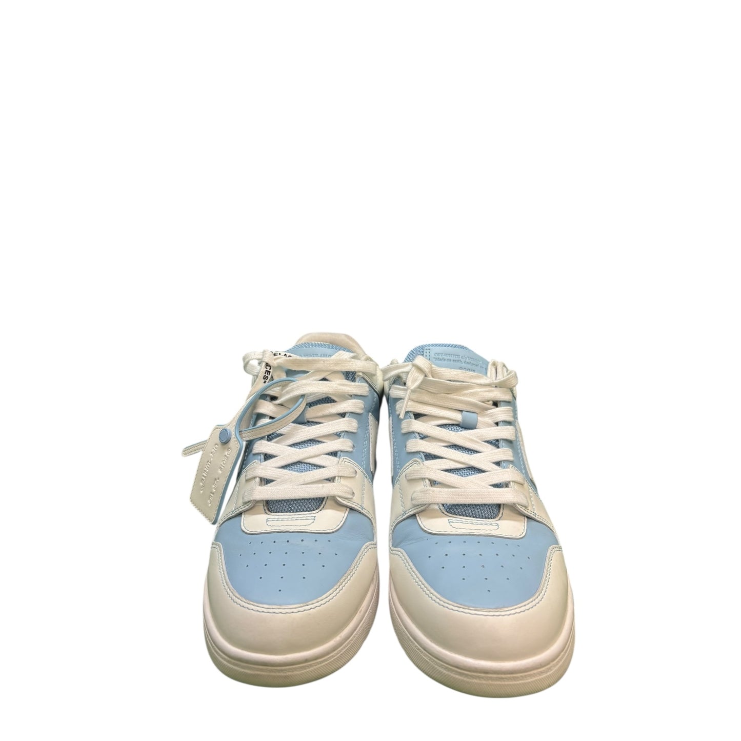 OFF-WHITE Out Of Office OOO Low Tops Light Blue White - Used / rep box