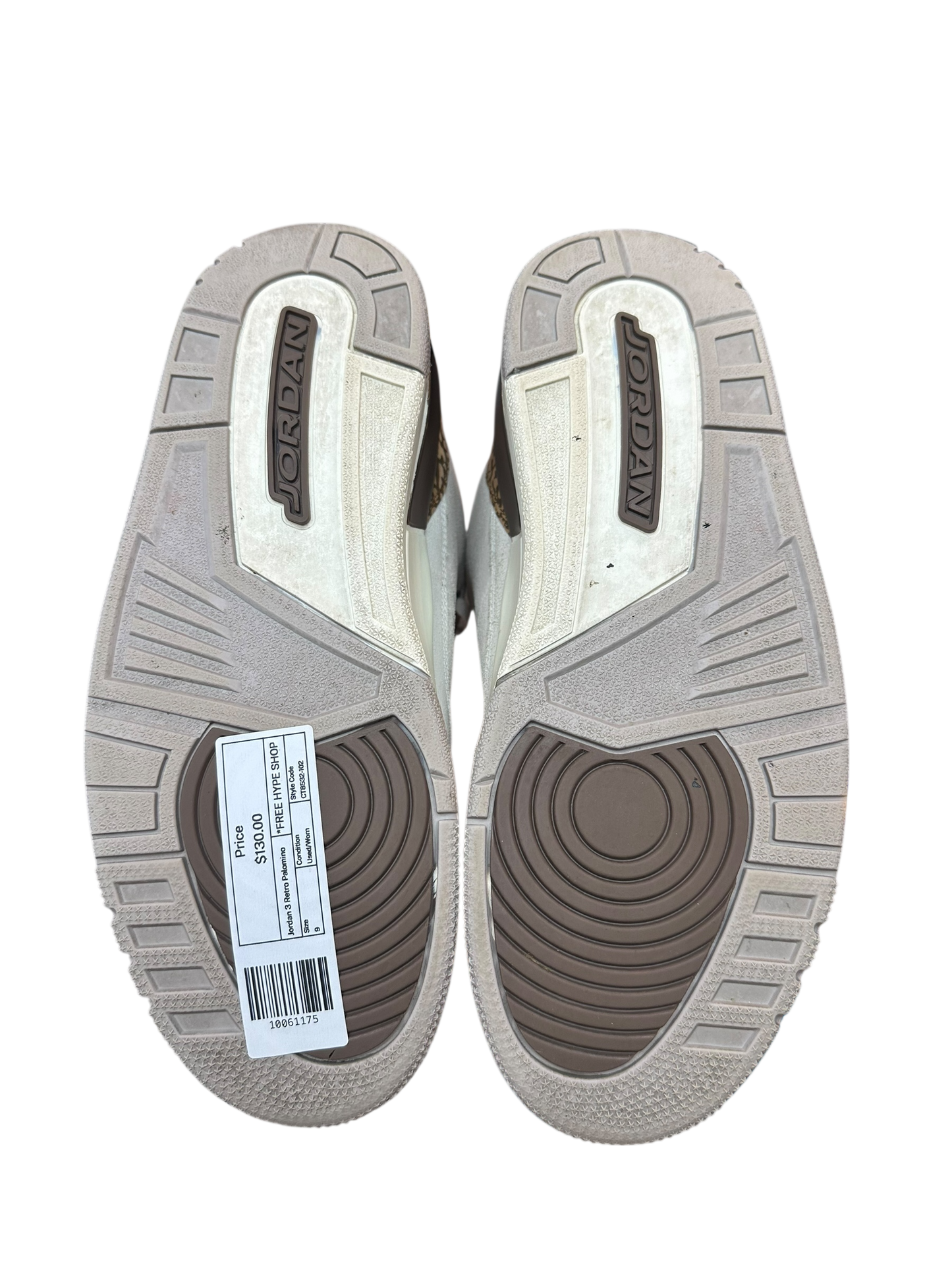 Jordan 3 Retro Palomino - Used/Worn