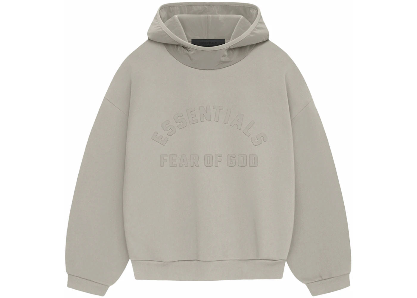 Fear of God Essentials Nylon Fleece Hoodie Seal/Seal - Used/Worn