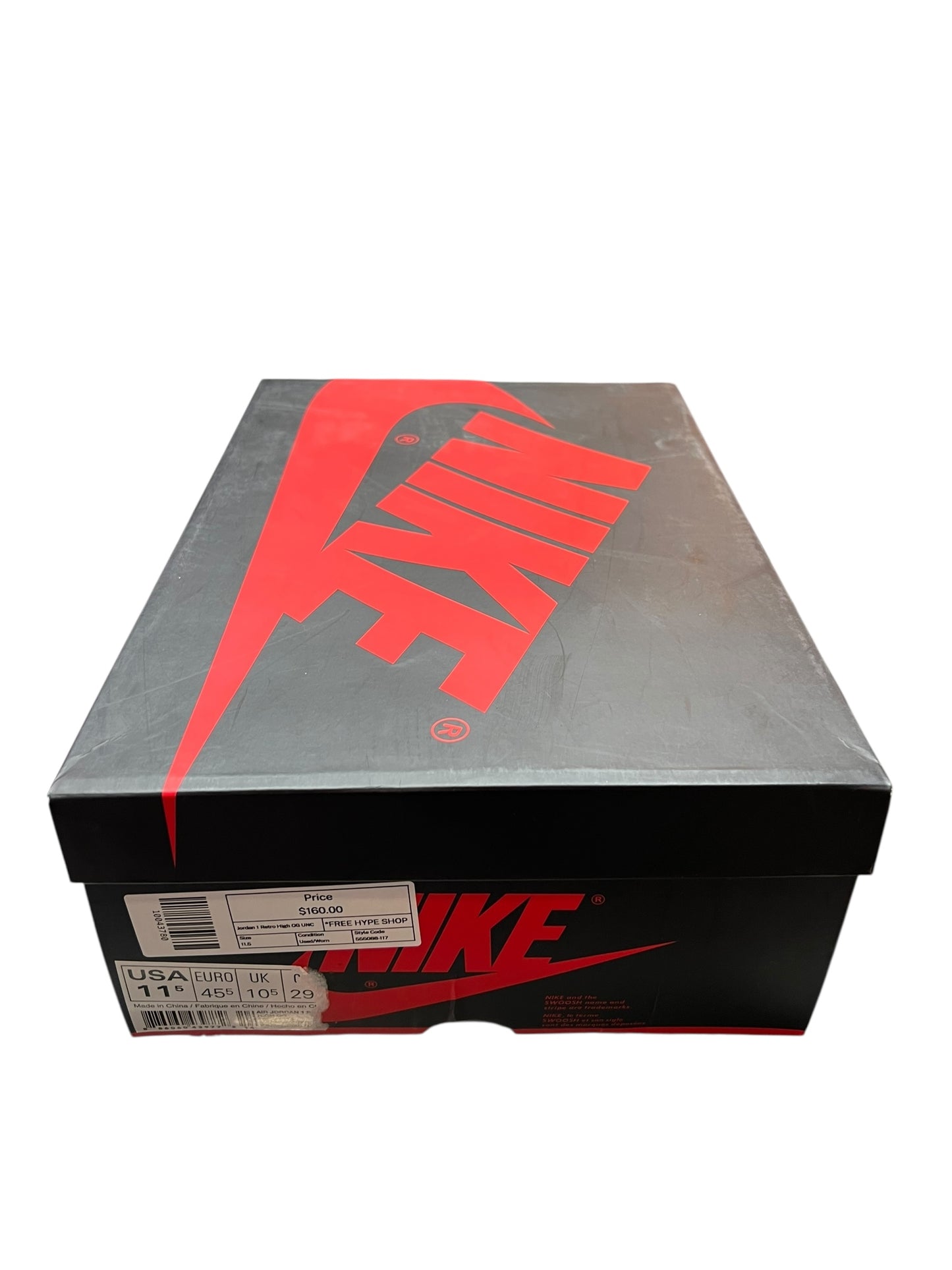 Jordan 1 Retro High OG UNC - Used/Worn