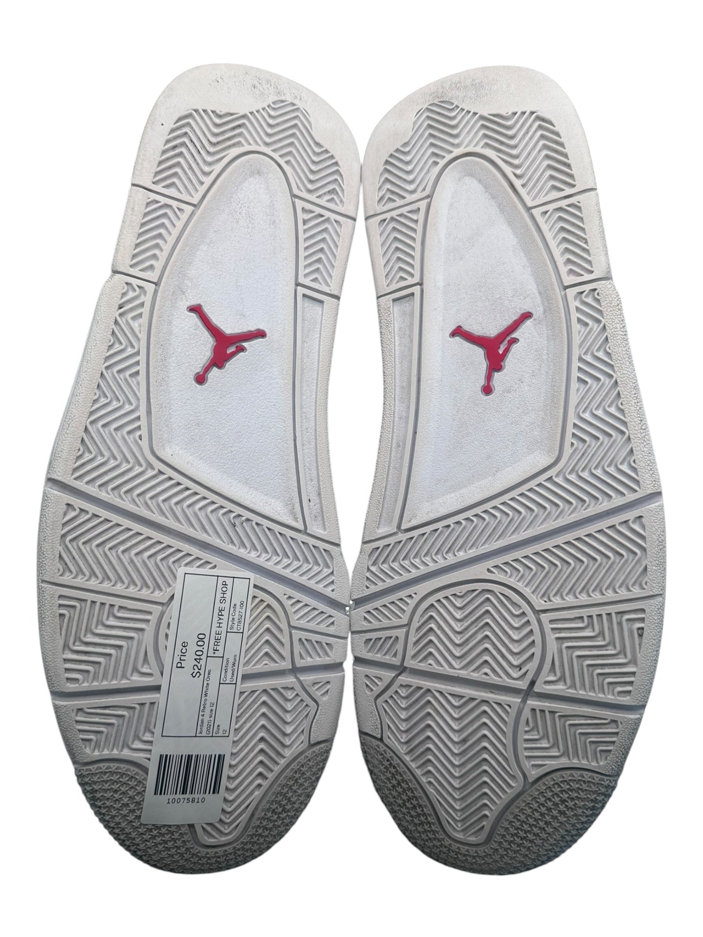 Jordan 4 Retro White Oreo (2021) size 12 - Used/Worn