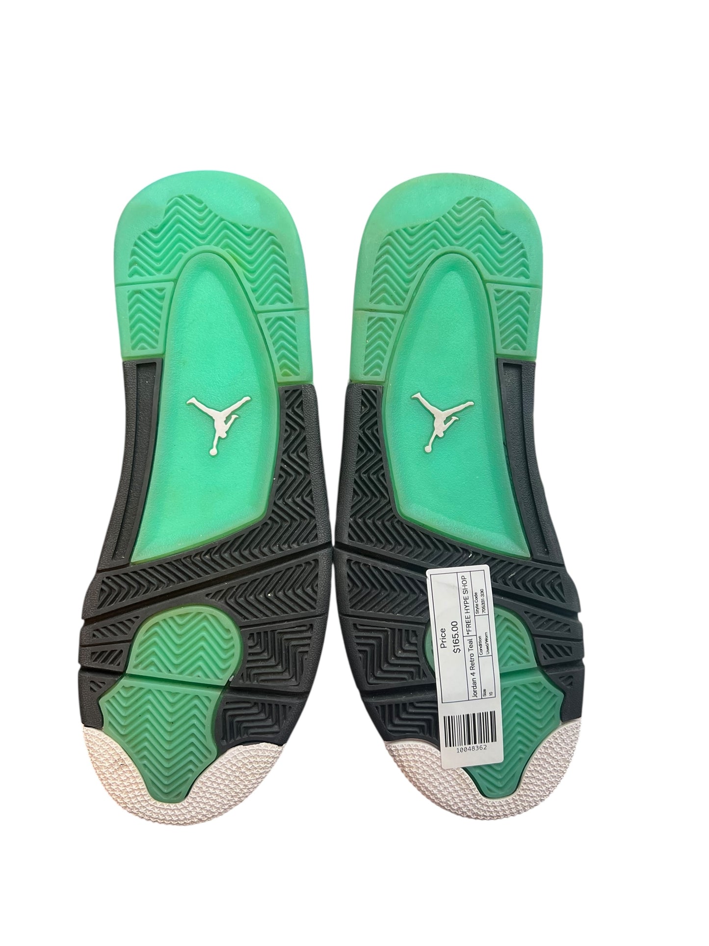 Jordan 4 Retro Teal - Used/Worn