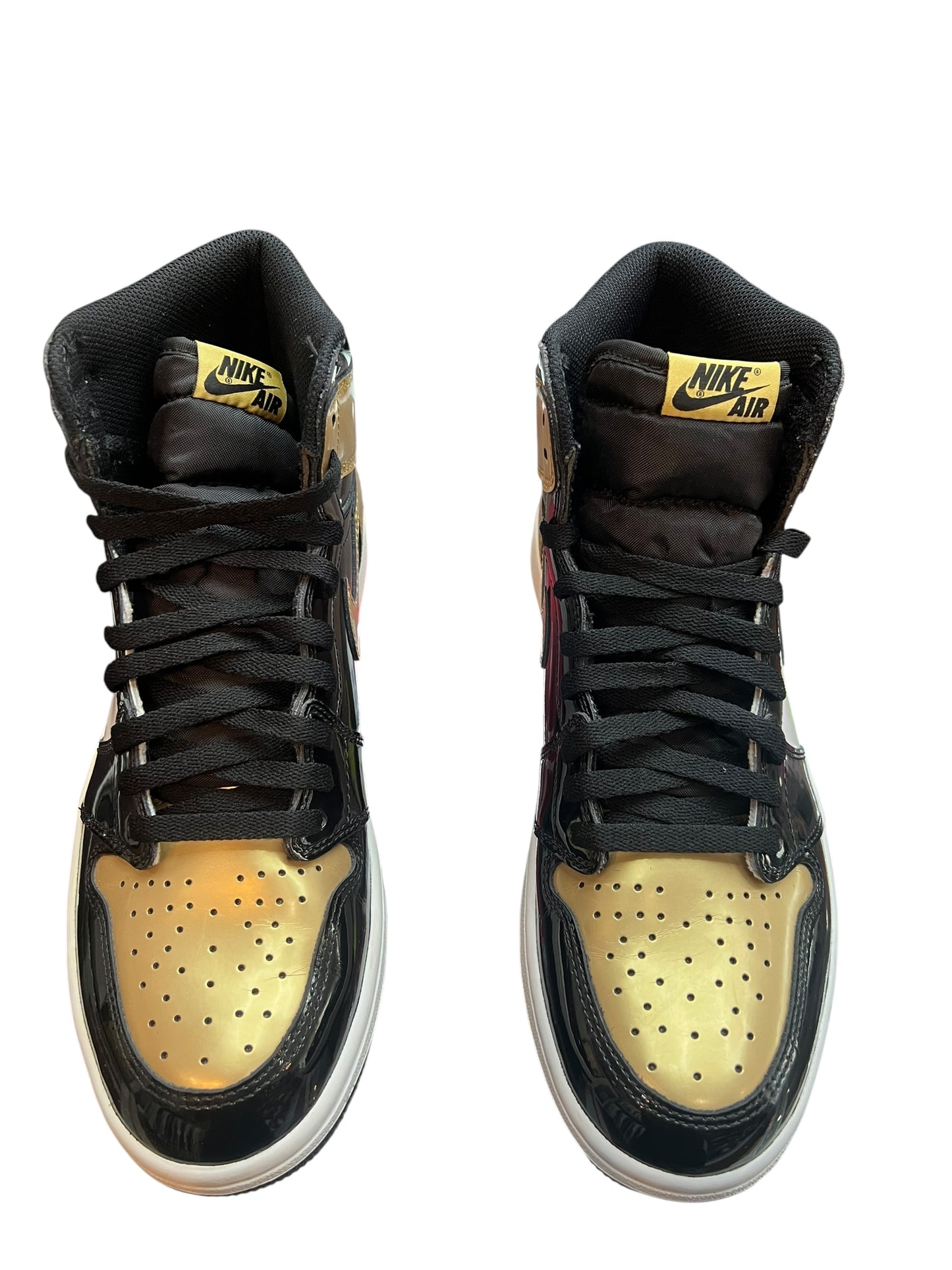 Jordan 1 Retro High NRG Patent Gold Toe - Used/Worn