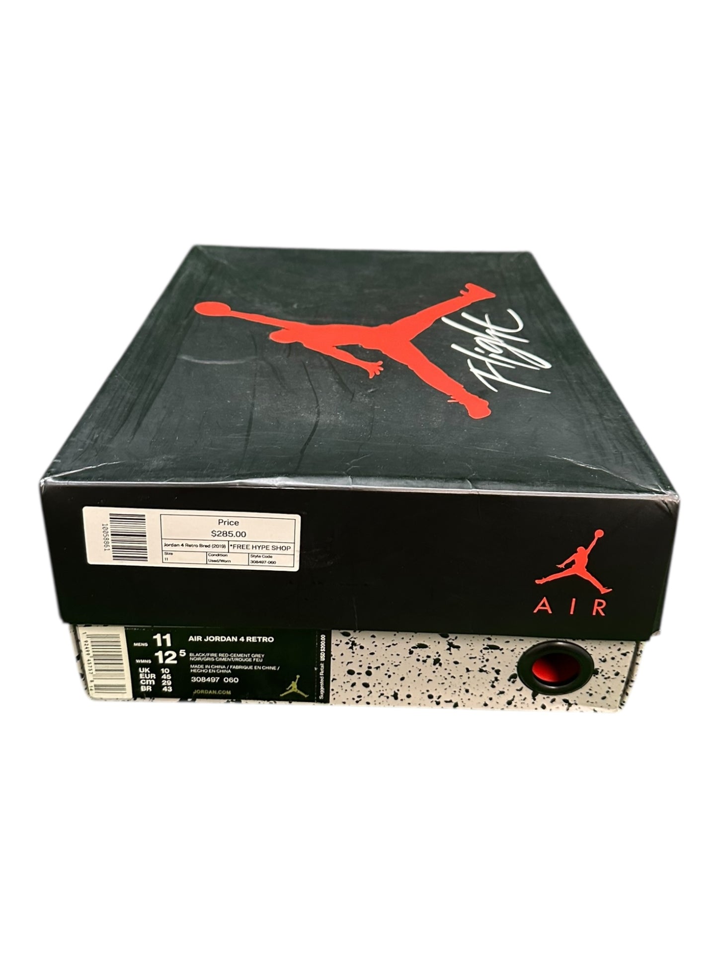 Jordan 4 Retro Bred (2019) - Used/Worn