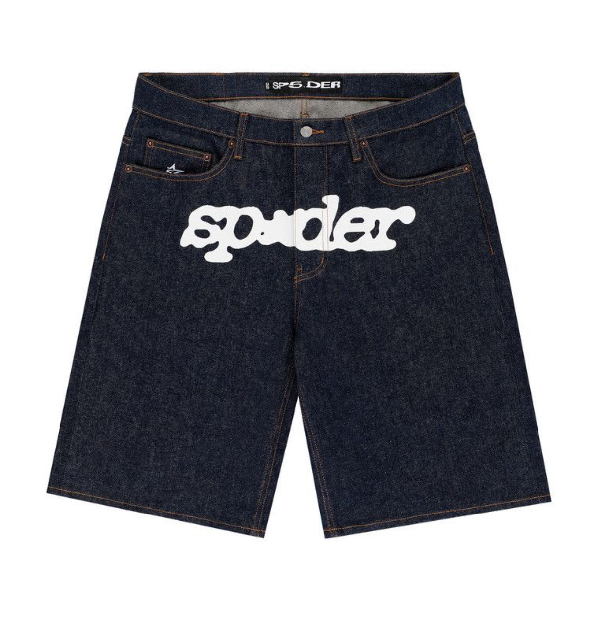 Sp5der Denim Jort