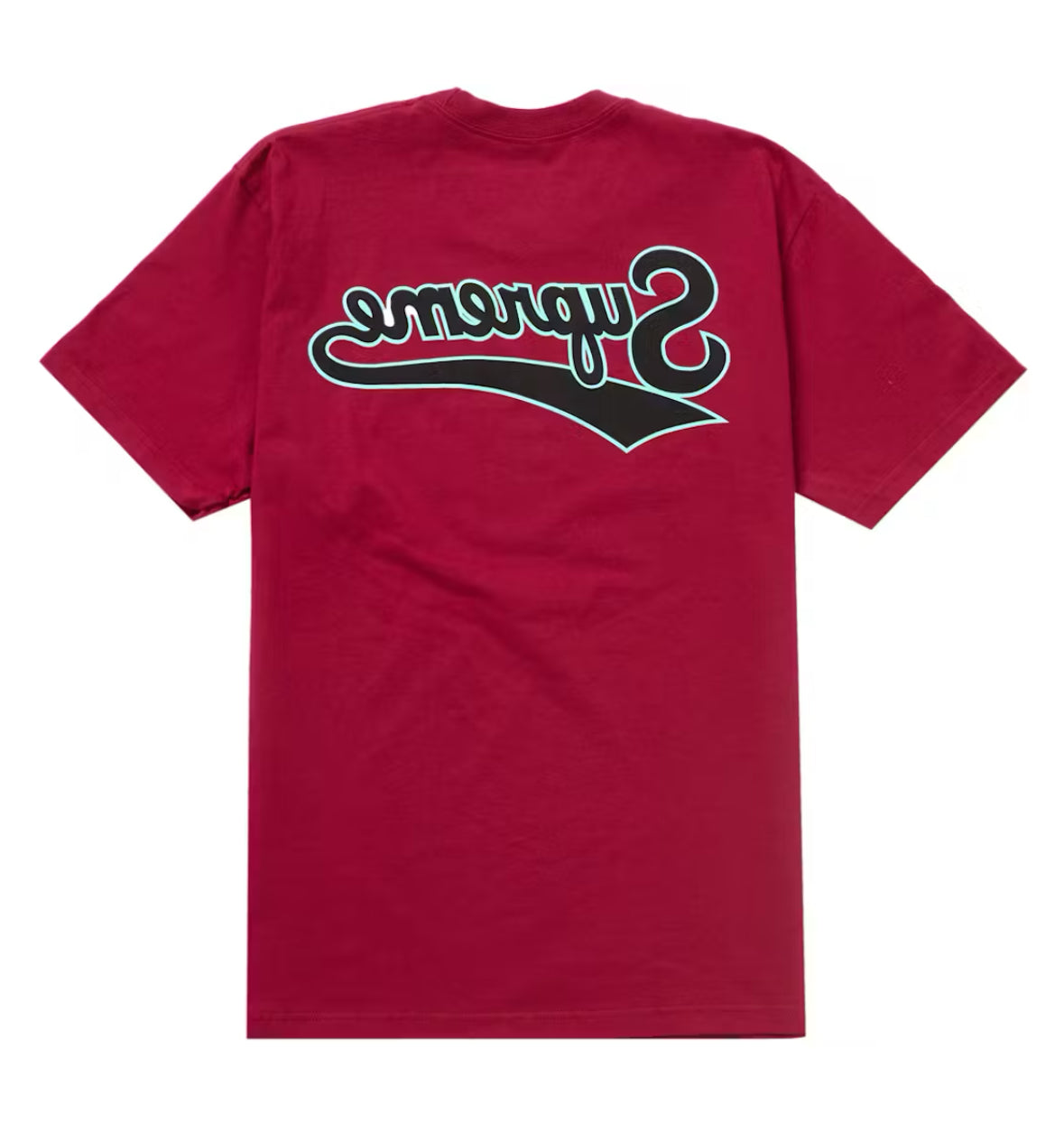 Supreme Backwards Tee Cardinal