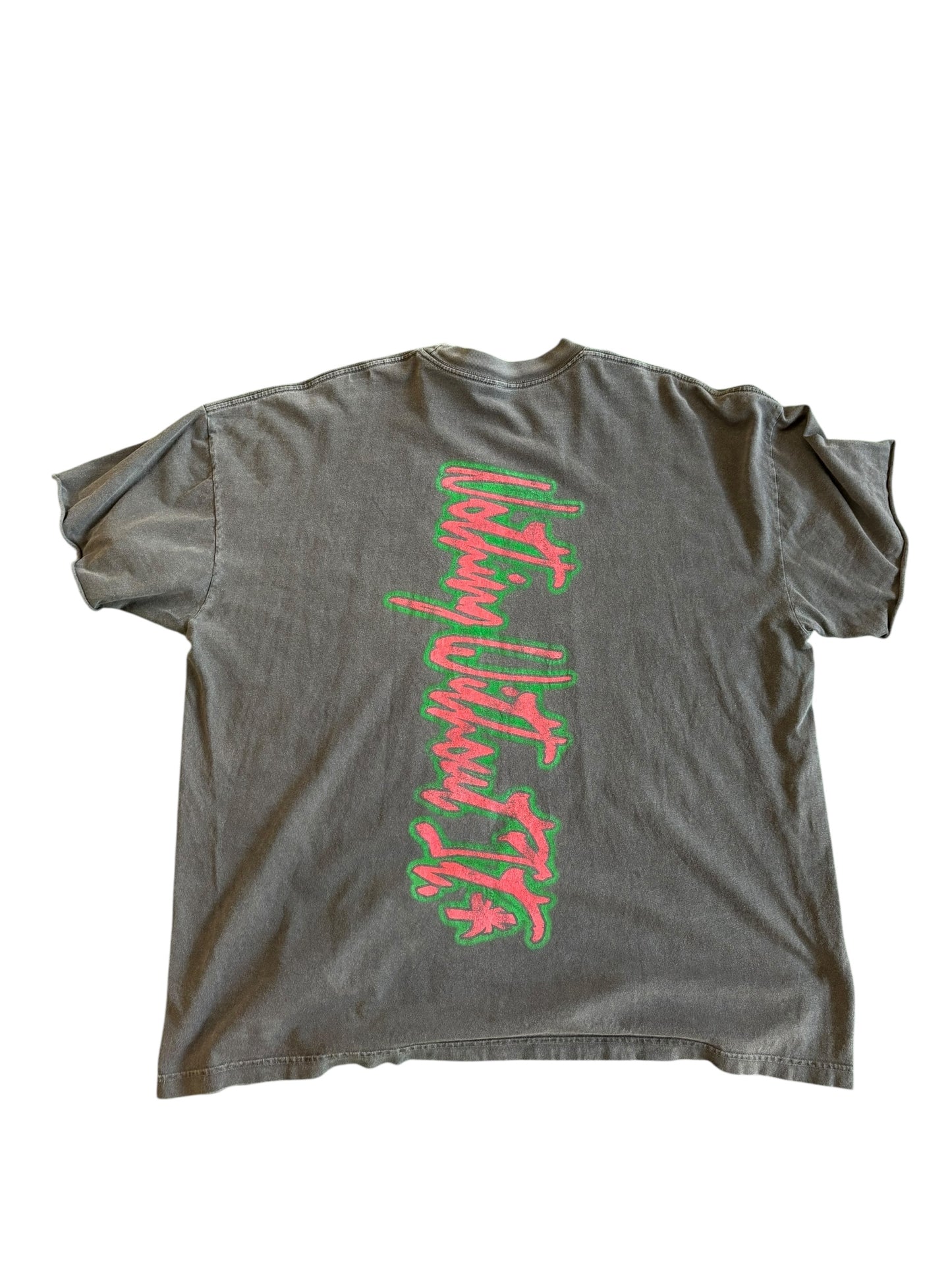Vertabrae Skull Flame Tee - Used/Worn