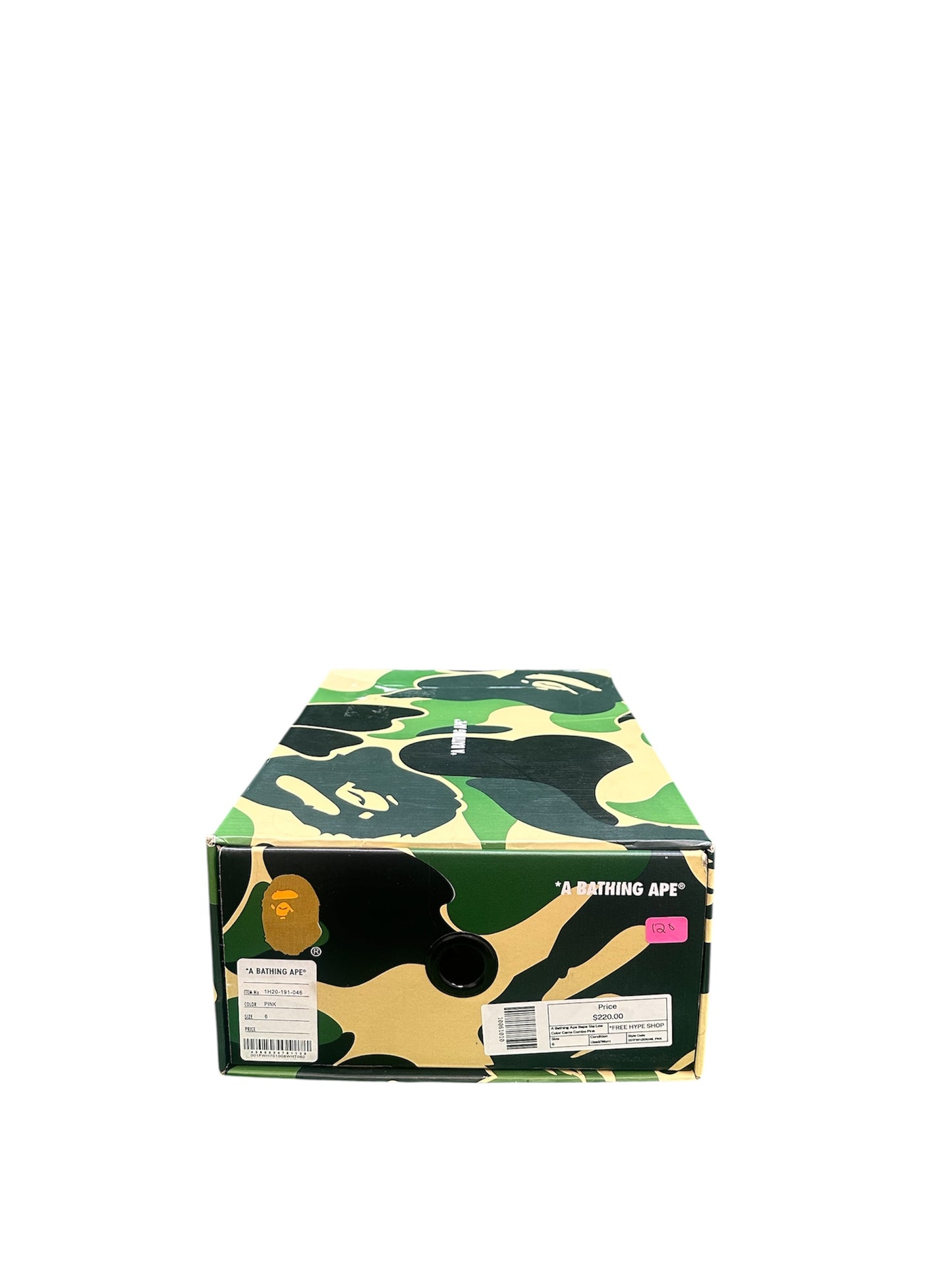 A Bathing Ape Bape Sta Low Color Camo Combo Pink - Used/Worn
