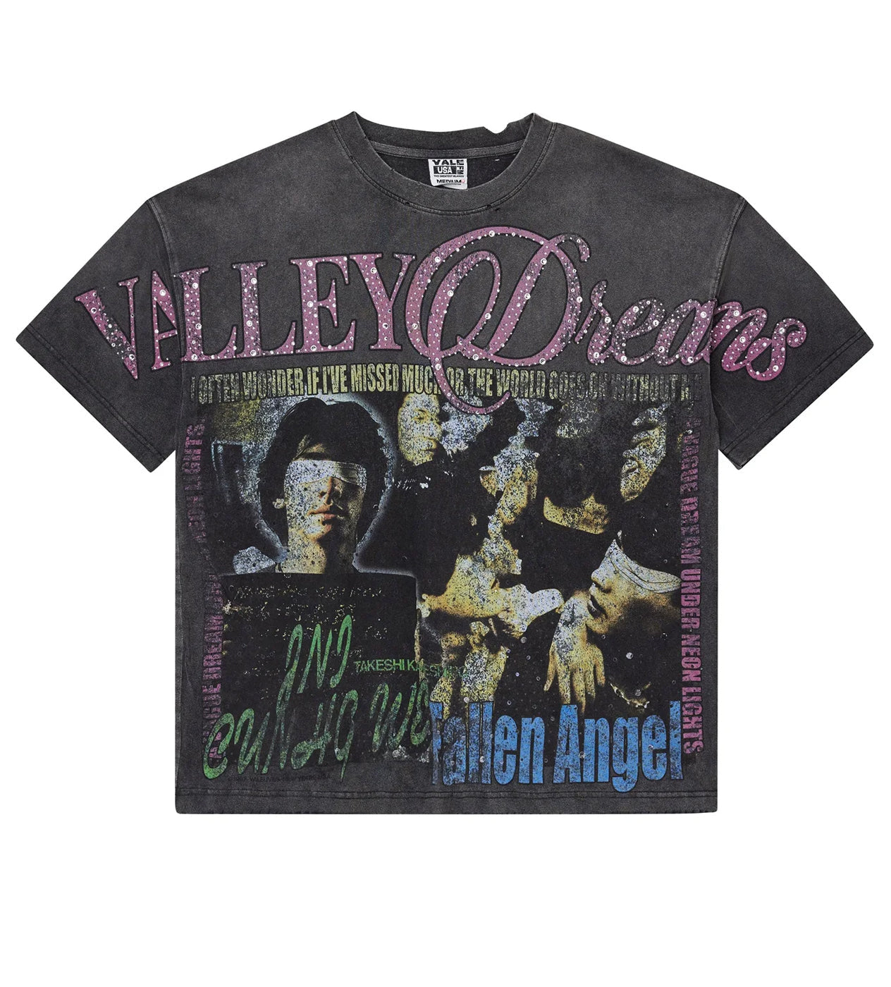 Vale Forever Black Fallen Bling Tee